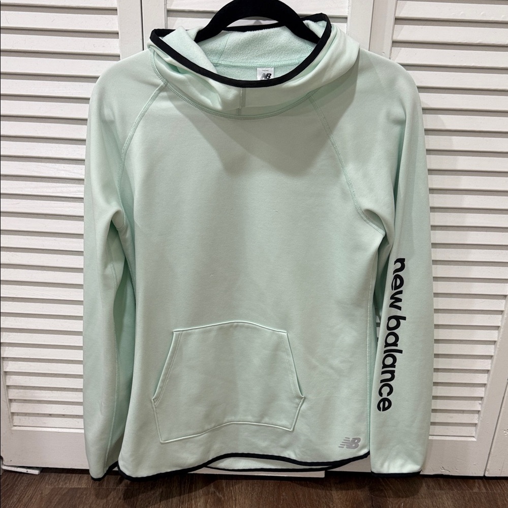 New Balance Light Green Pullover Hoodie